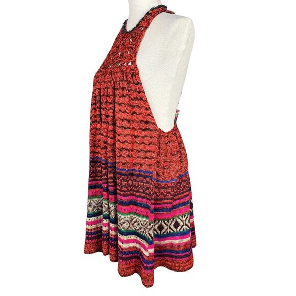 Free People Crochet Babydoll Tunic Tank Top or Mini Dress - Picture 4 of 14